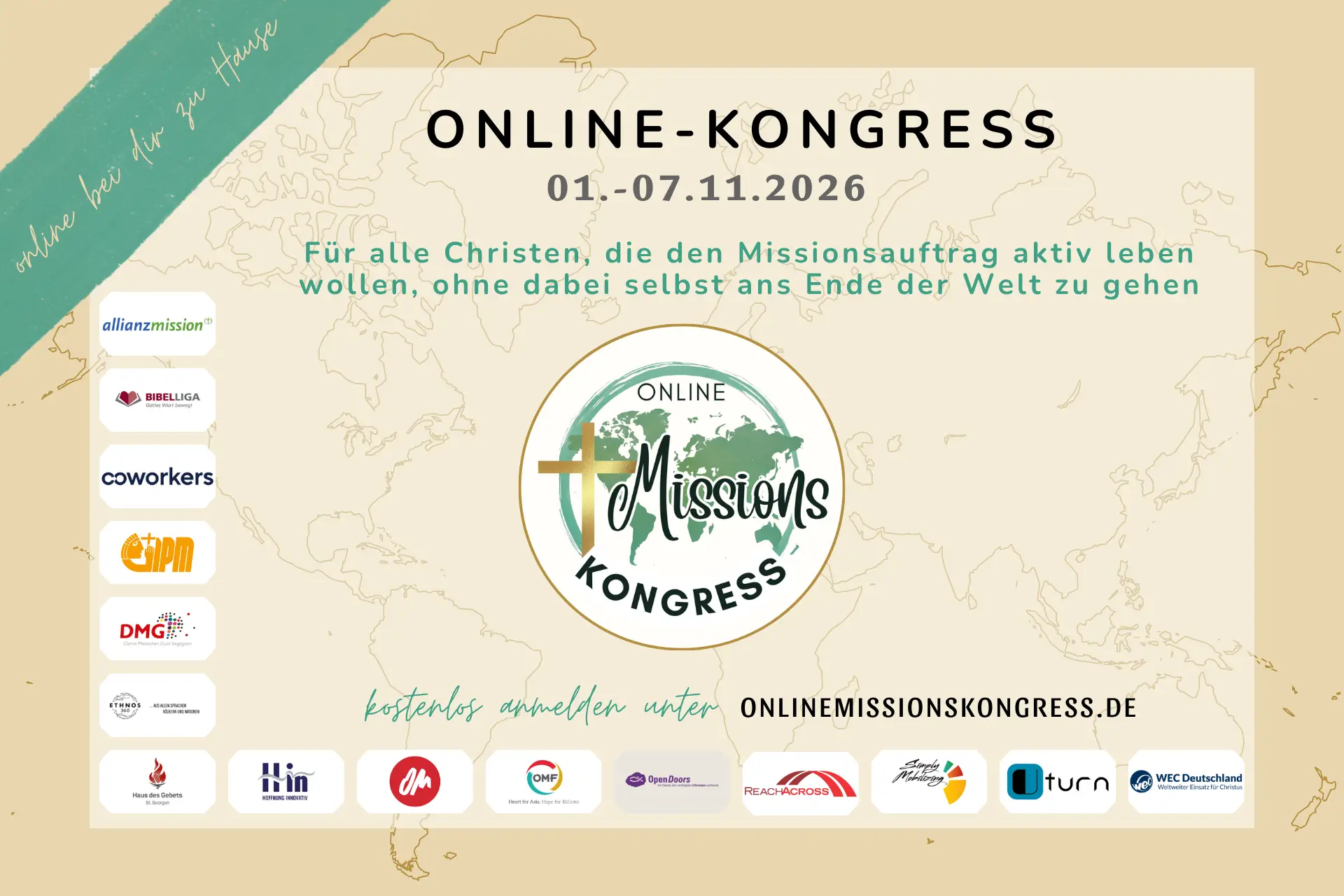Einladung zum Online-Missionskongress