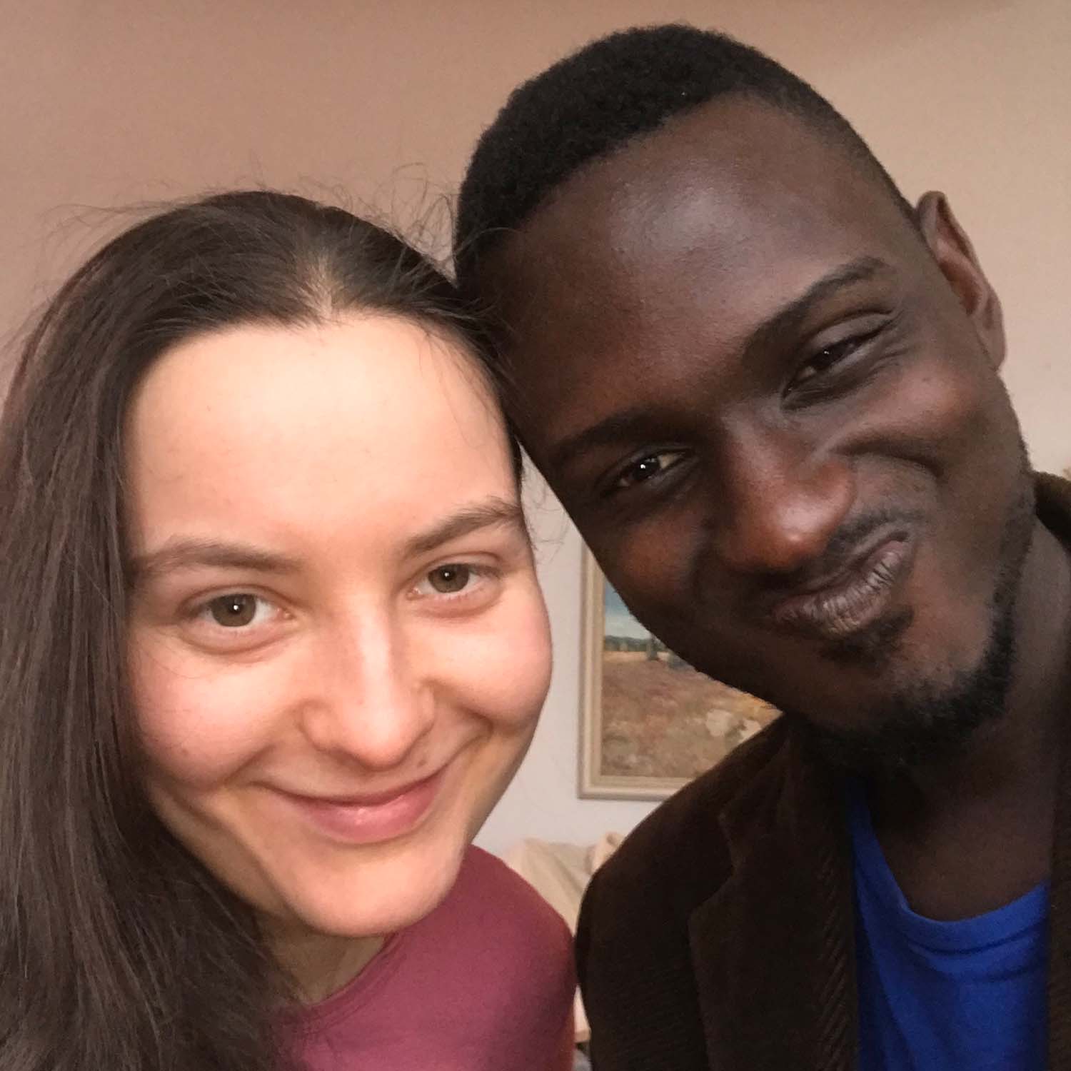 Luisa Crepin und Daniel Mulinda