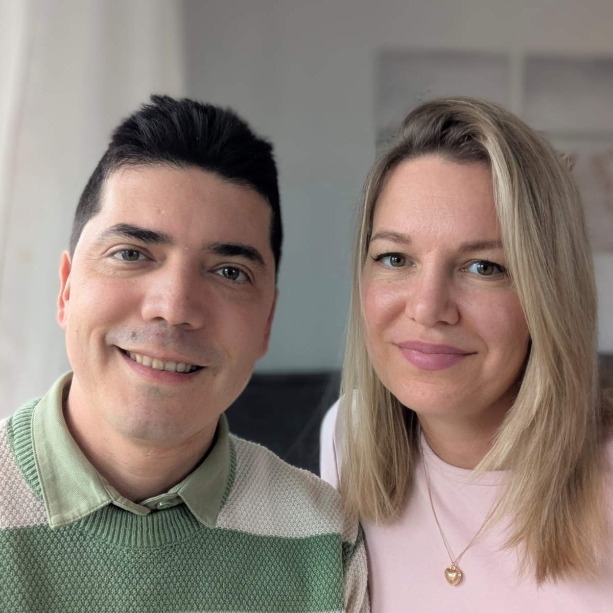 Stefanie Simon und Israel Patiño